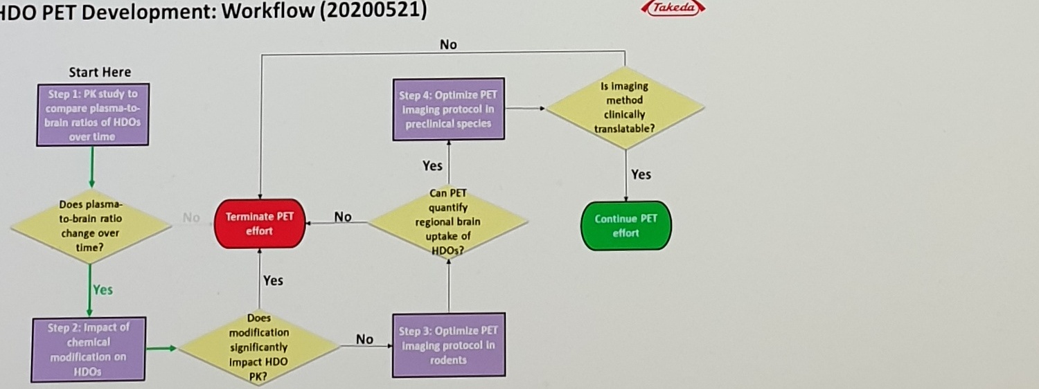 HDO PET development workflow